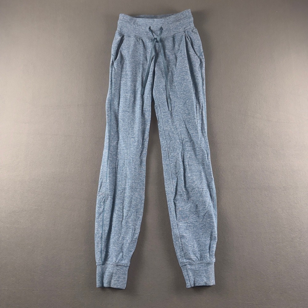 Lululemon Ready to Rulu Jogger 29 Blue Heathered Sweatpants Size 0 LW5CXDS